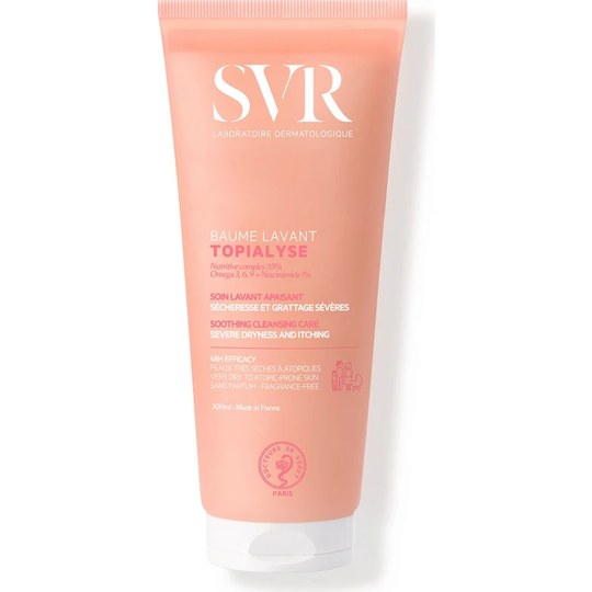SVR Laboratoire Topialyse Baume Lavant Gel Ντεμακιγιάζ 200ml