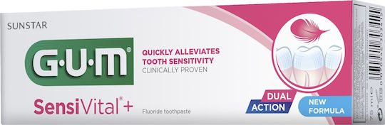 GUM Sensivital+ Toothpaste 75ml
